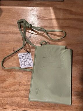 Free People Green Crossbody Phone Pouch